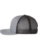 Richardson Snapback Trucker Cap - Heather Grey/Black